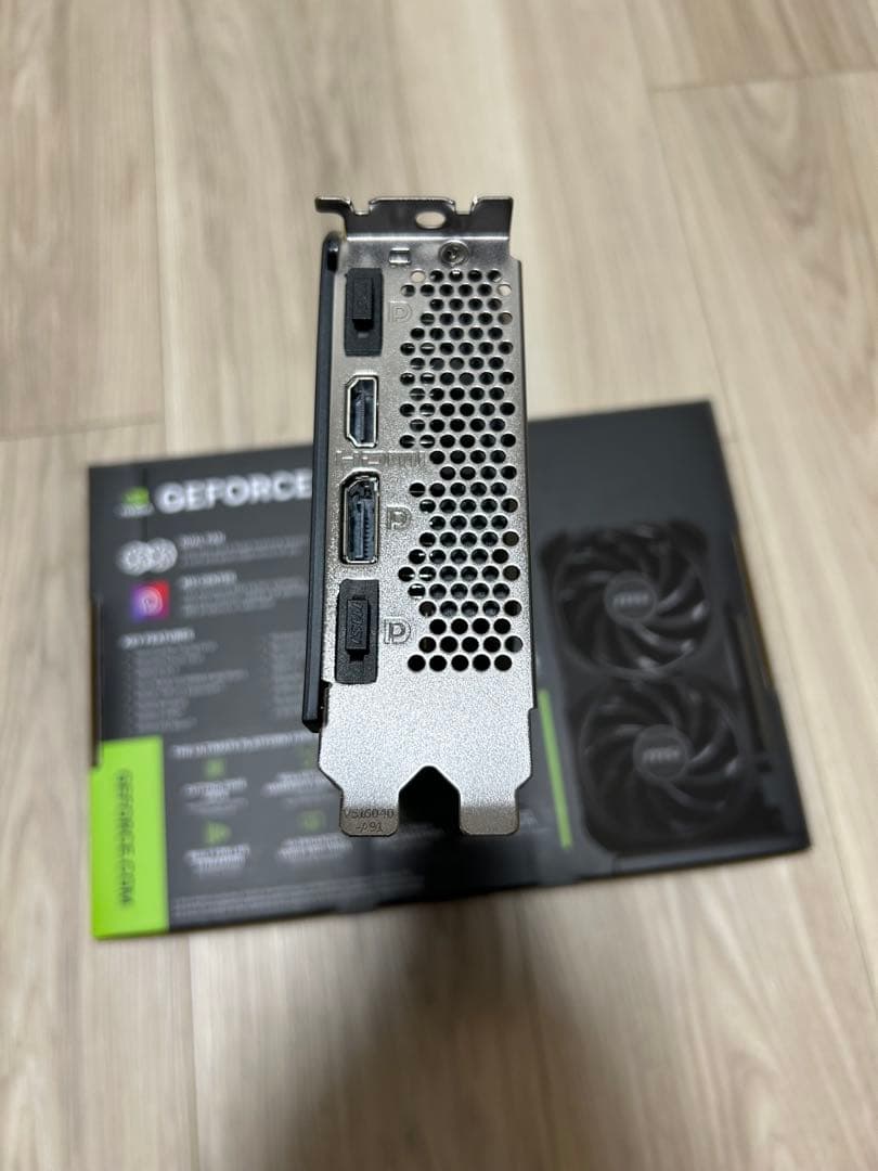 グラフィックボード・グラボ・ビデオカード MSI GeForce RTX 4060 Ventus 2X Black