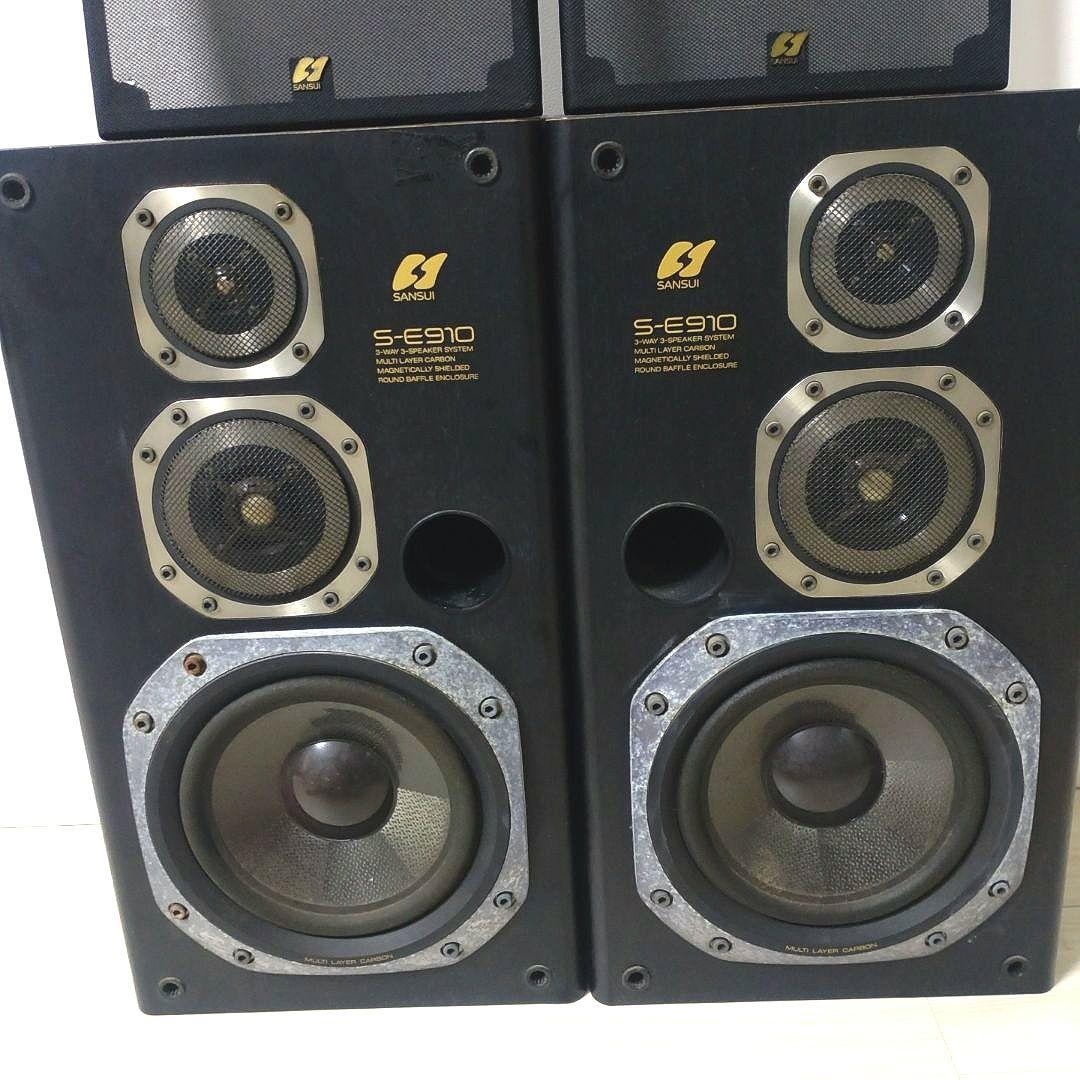 SANSUIスピーカー S-E910 3WAY