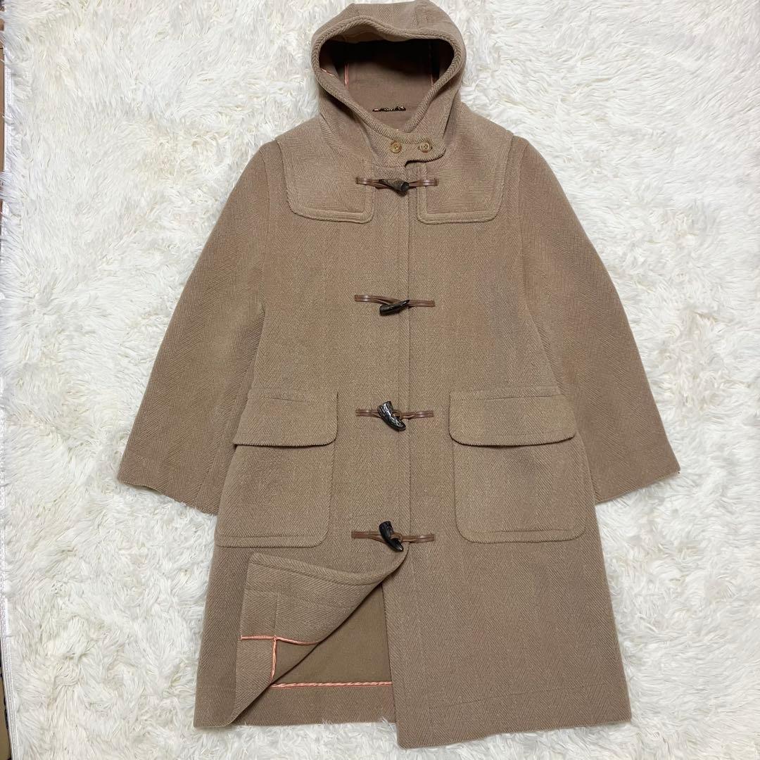 モンゴメリー ダッフルコート アウター ヘリンボーン キャメル 36