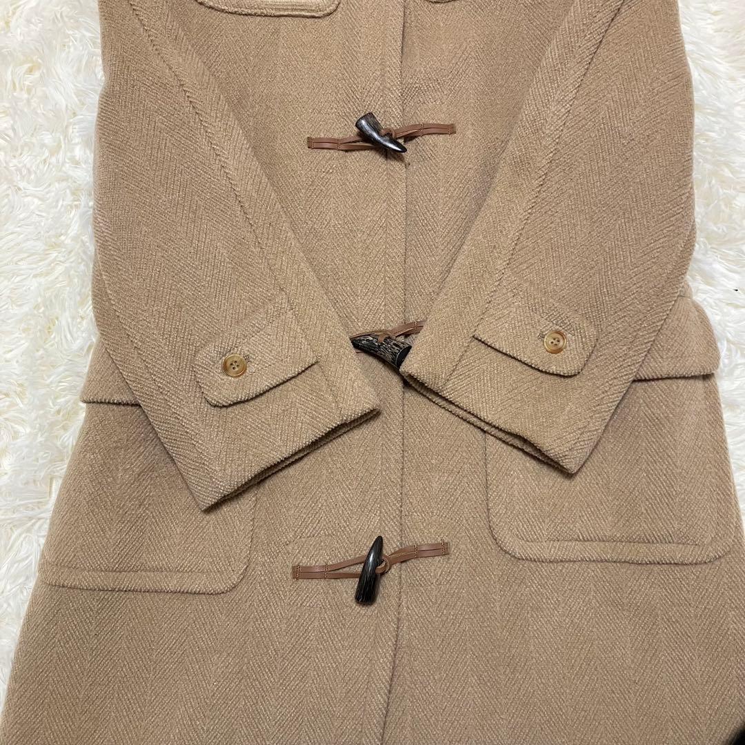 モンゴメリー ダッフルコート アウター ヘリンボーン キャメル 36