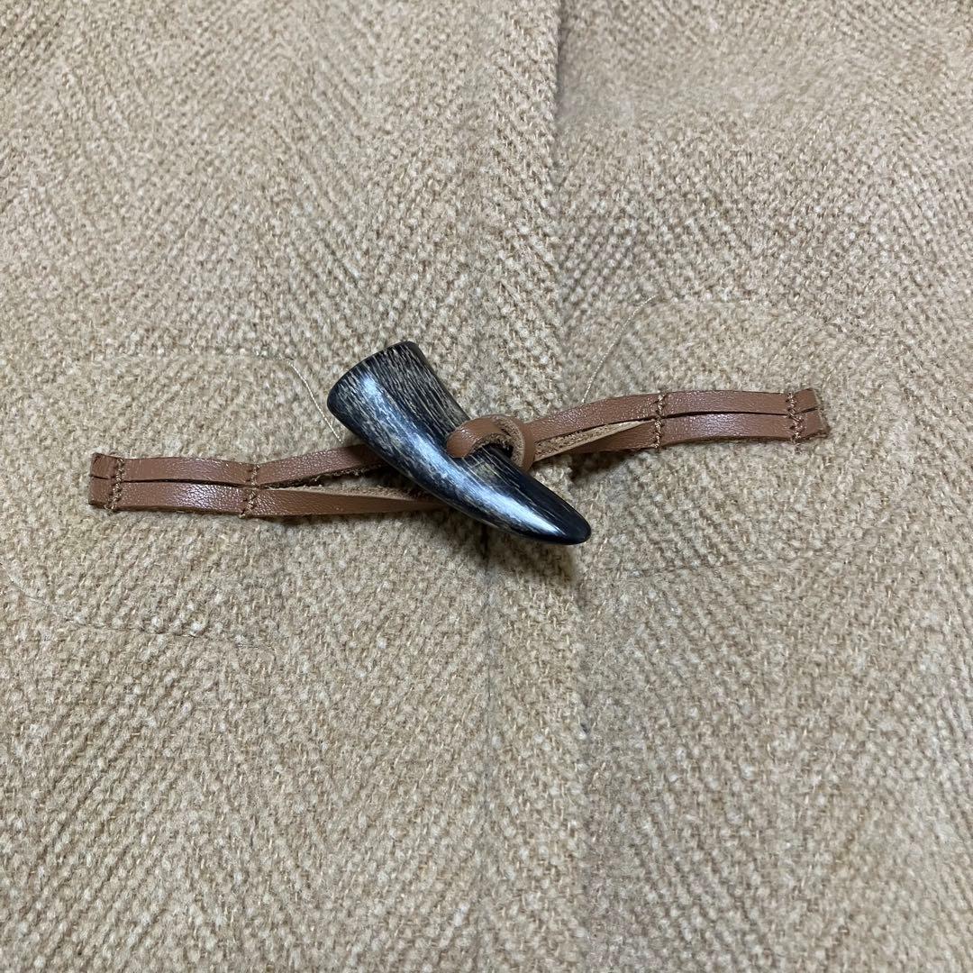 モンゴメリー ダッフルコート アウター ヘリンボーン キャメル 36