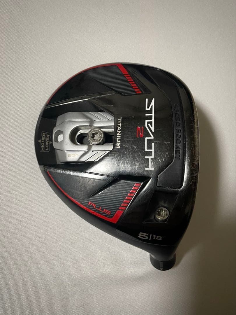 テーラーメイド　ステルス2プラス　5W 18°ヘッド（カバー付）