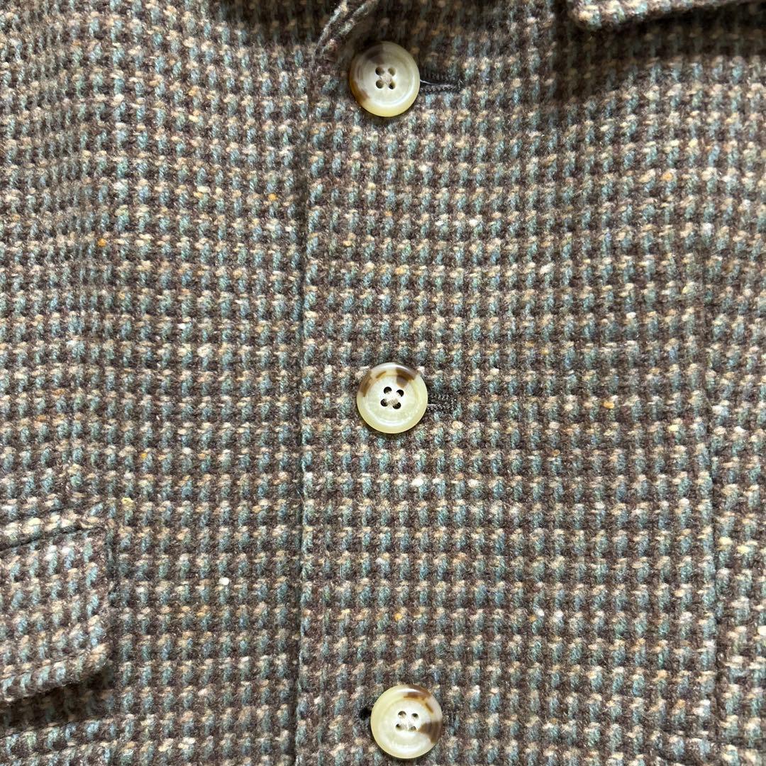 ラルフローレン カシミヤ混 ツイード テーラードジャケット