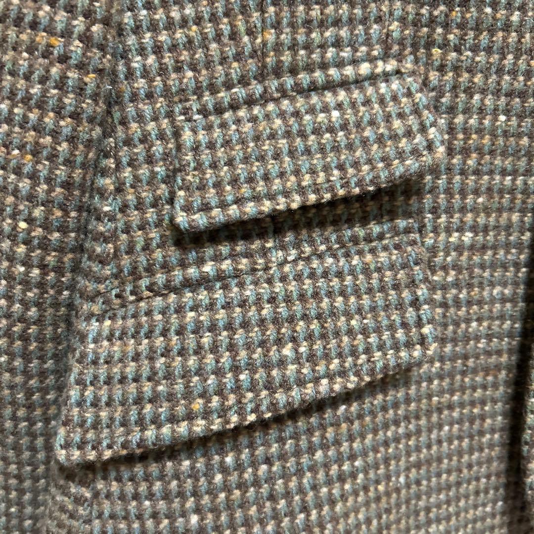 ラルフローレン カシミヤ混 ツイード テーラードジャケット