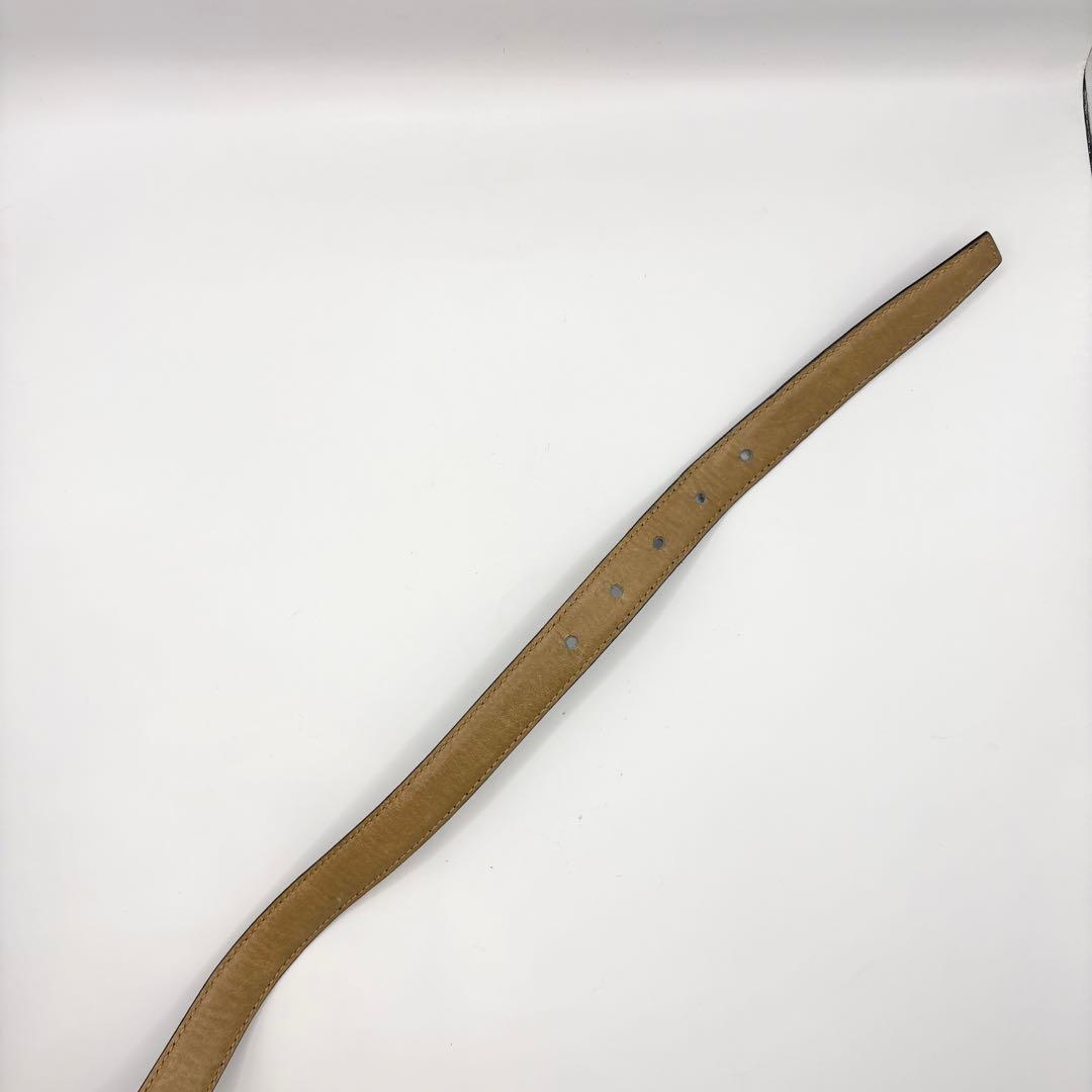 ★まゆこ★ CELINE トリオンフ ベルト リバーシブル 黒×ブラウン