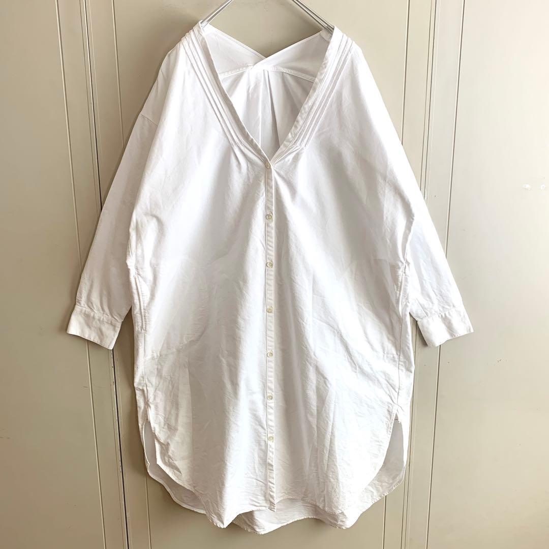 macco様 SEA シー セーラーデザイン Vネック シャツワンピース