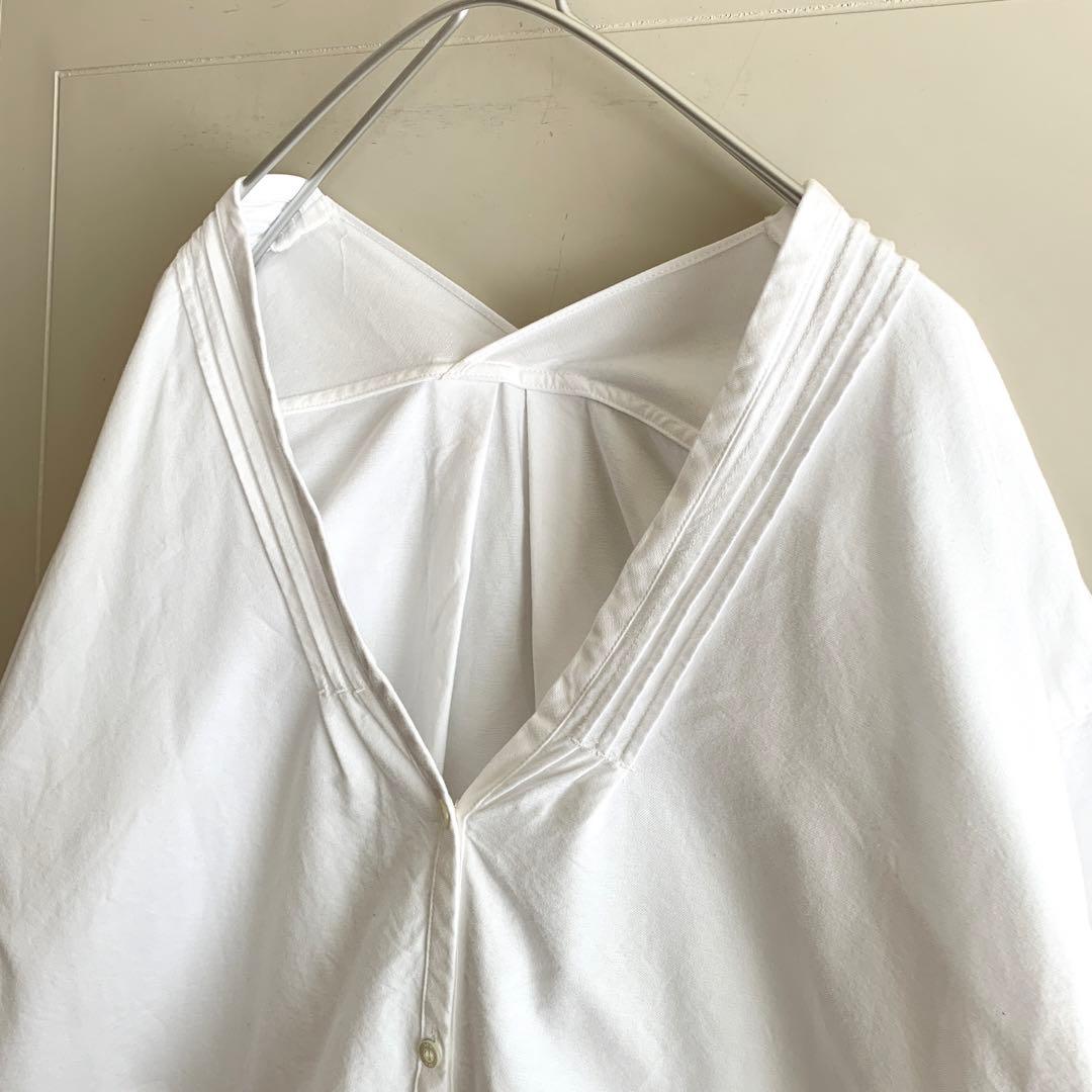 macco様 SEA シー セーラーデザイン Vネック シャツワンピース