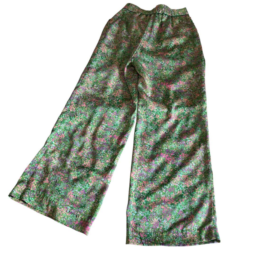 2024/イエナ/IENA/フラワープリントパンツ/ワイド/花柄/カジュアル