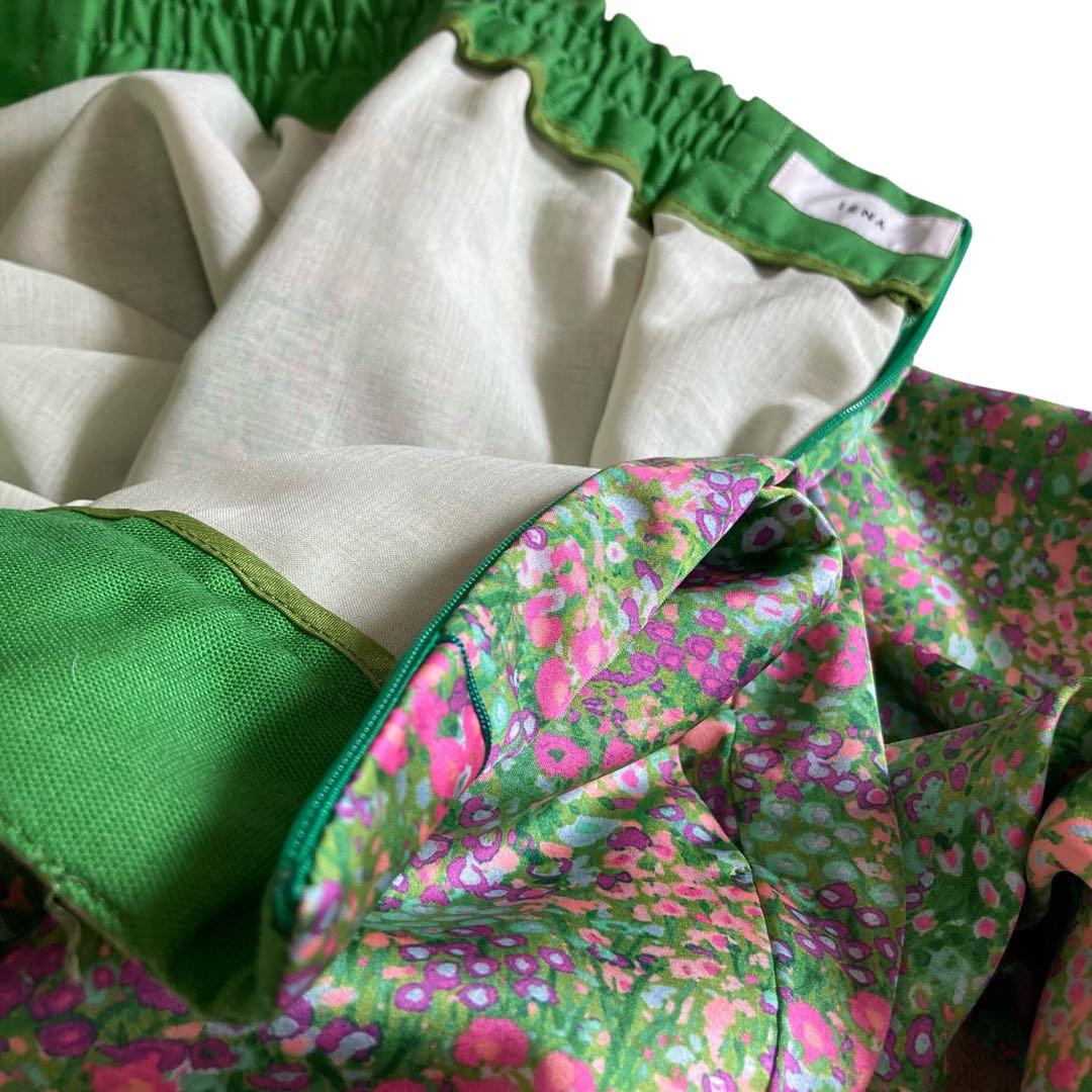 2024/イエナ/IENA/フラワープリントパンツ/ワイド/花柄/カジュアル