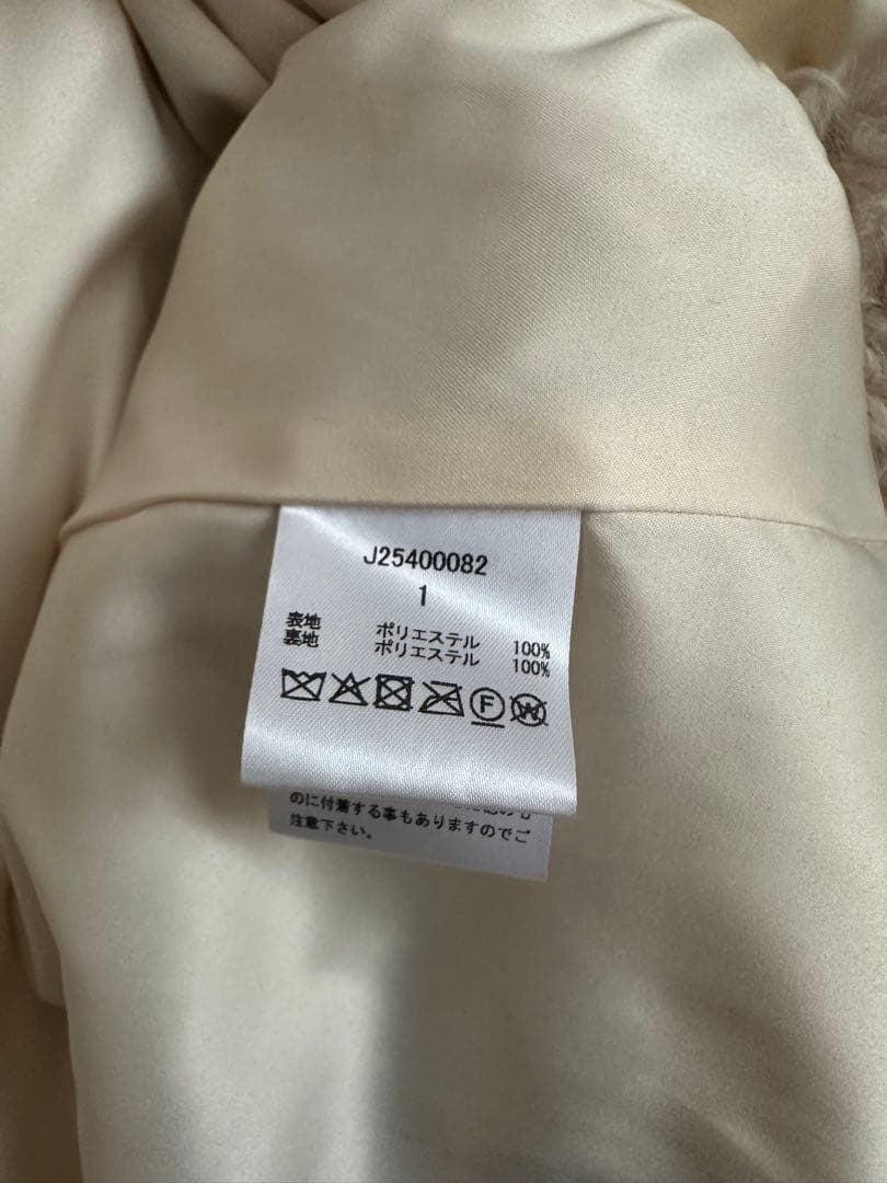 jself Curly Fur Coat サイズ1