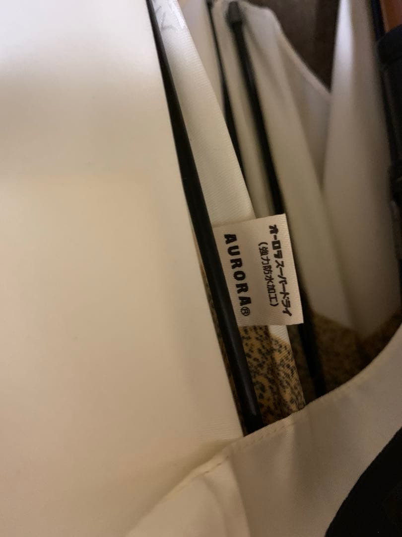 超美品KofKRIZIA豹ヒョウ柄長傘ゴールド超大判高級オーロラ雨傘強力撥水加工