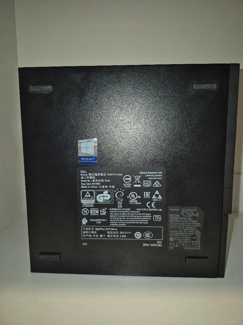 DELL OptiPlex 3060 Micro 8th Core i5　8GB