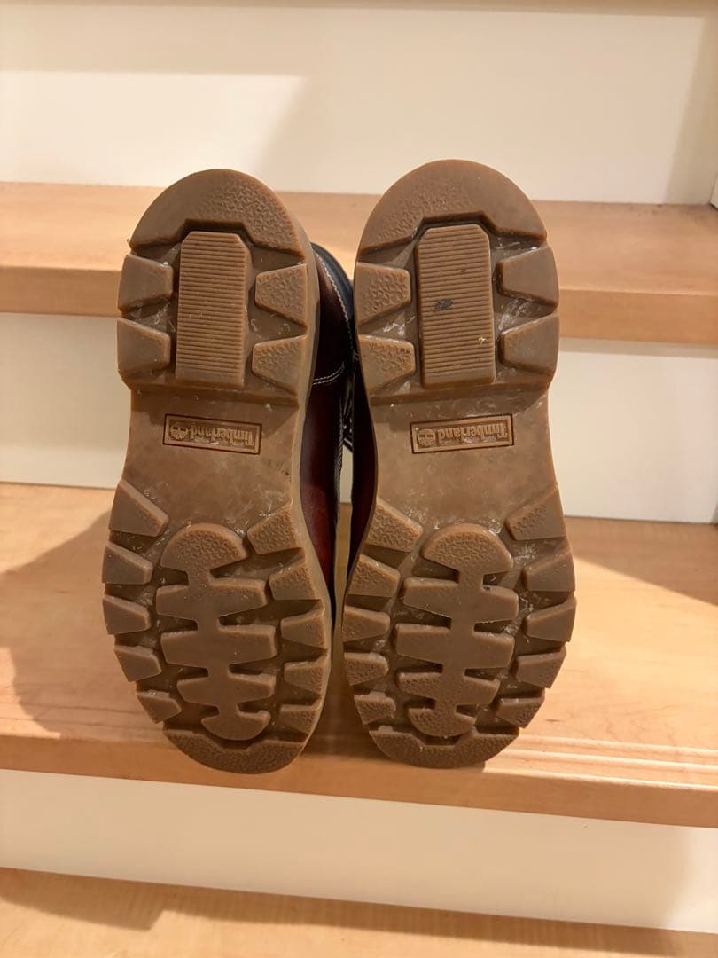 ティンバーランド　ユース6インチベーシックワークブーツ　28cm ブラウンレザー