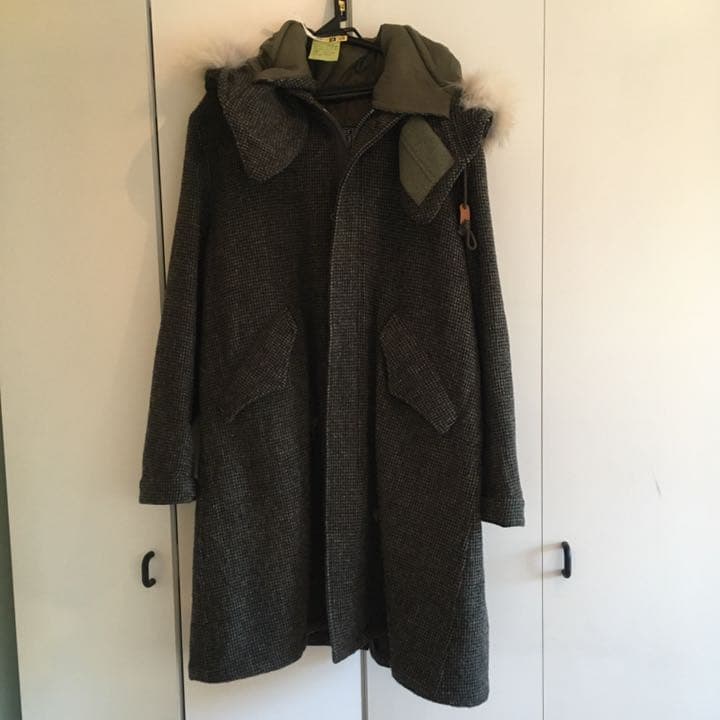 トゥモローランド ブルーワークス×ハリスツイード モッズコート