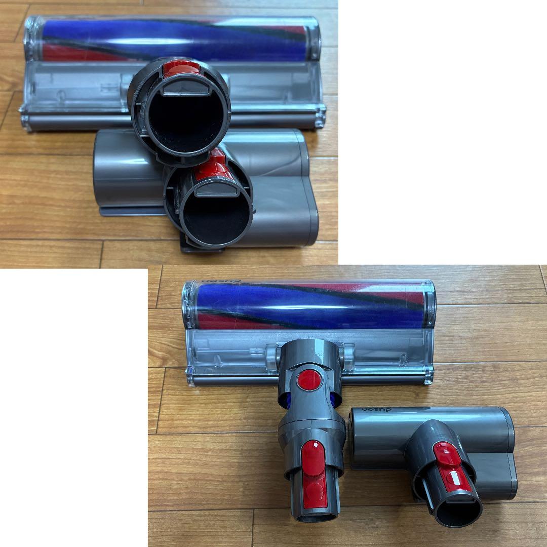 【美品】ダイソン dyson V7 fluffy 【新品】バッテリー36分