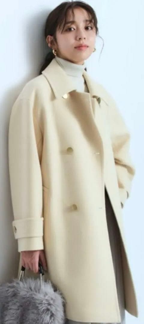 レア！定価58300円！ジャスグリッティーPコート　ライトイエロー　サイズ2