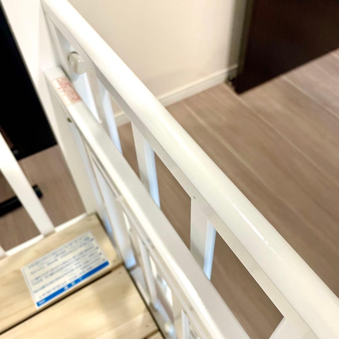 送料込★公式マットレス付き★カトージ ミニベビーベッド アーチ ホワイト