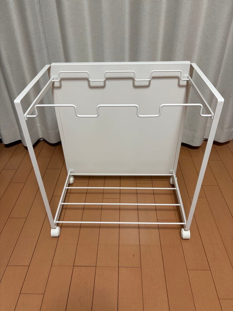 山崎実業　目隠し分別ダストワゴン 3分別 ホワイト タワー ゴミ箱 キャスター付