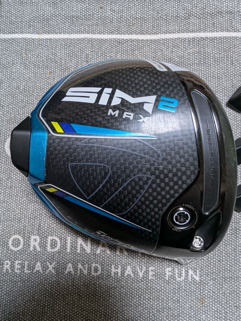 TaylorMade SIM2 MAX ドライバー 10.5度　ウエイト付き