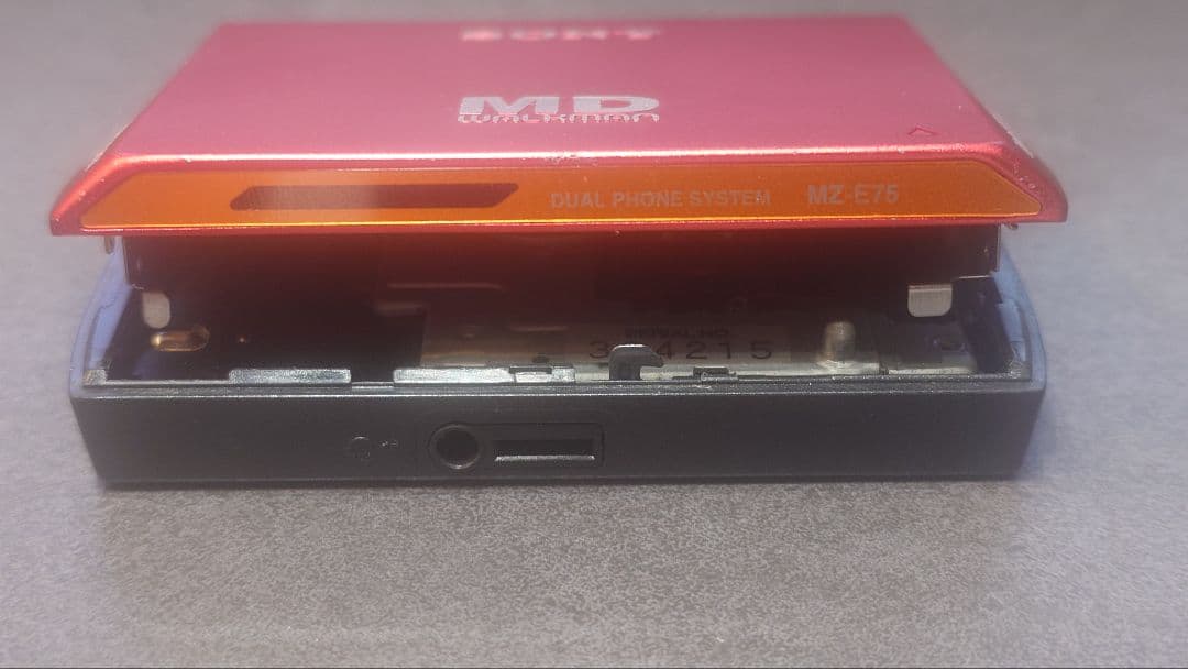 SONY MZ-E75 ポータブルMDプレーヤー