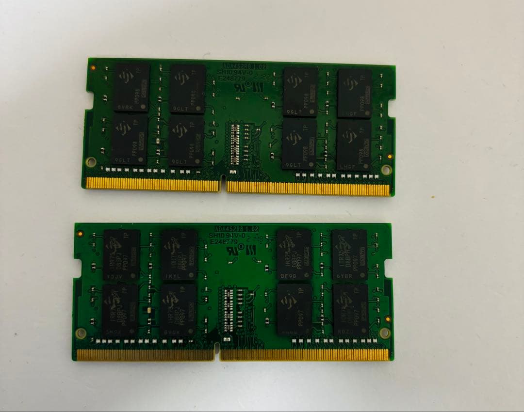 ADATA DDR4 2666(19) 16GB×2枚　メモリー 計32GB