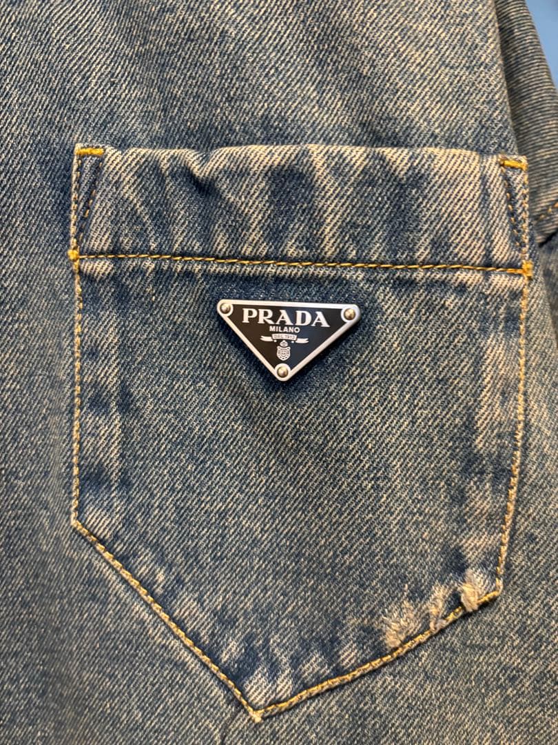 PRADA プラダ　デニム　ワンピース　美品