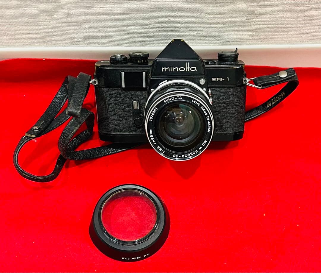 ミノルタ SR-1 W.ROKKOR-SG 1:3.5 F=28mm ジャンク
