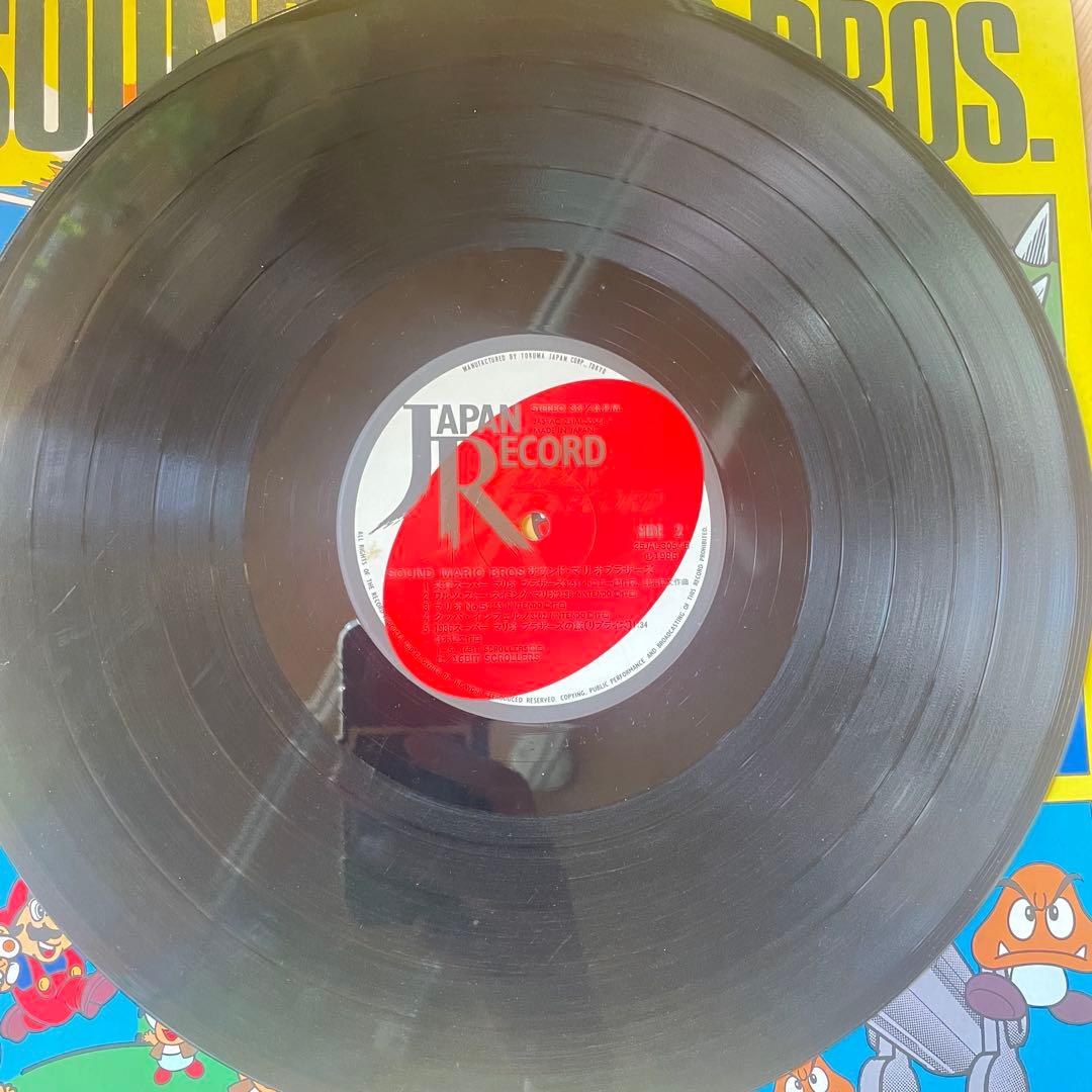 徳間ジャパンレコード サウンド　マリオブラザーズ　レコード