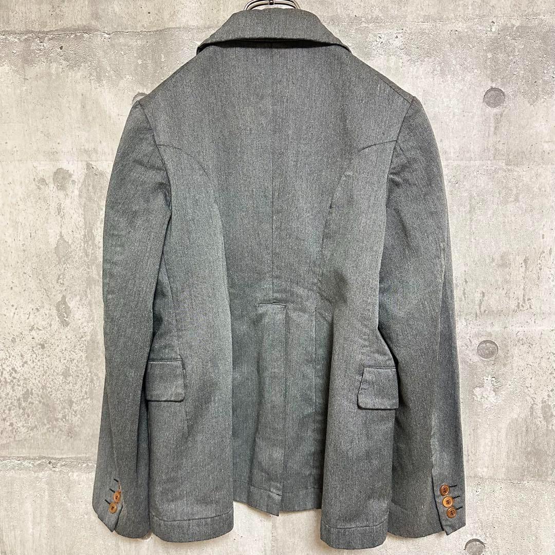 XS COMME des GARCONS ジャケット グレー 丸襟 コムコム