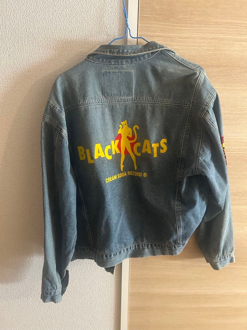 CREAMSODA BLACK CATS デニムジャケット Gジャン