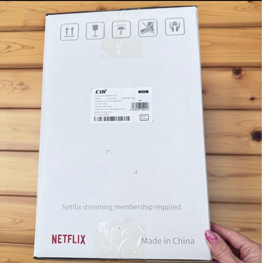 新品未開封 COI UNO5 プロジェクター Netflix対応