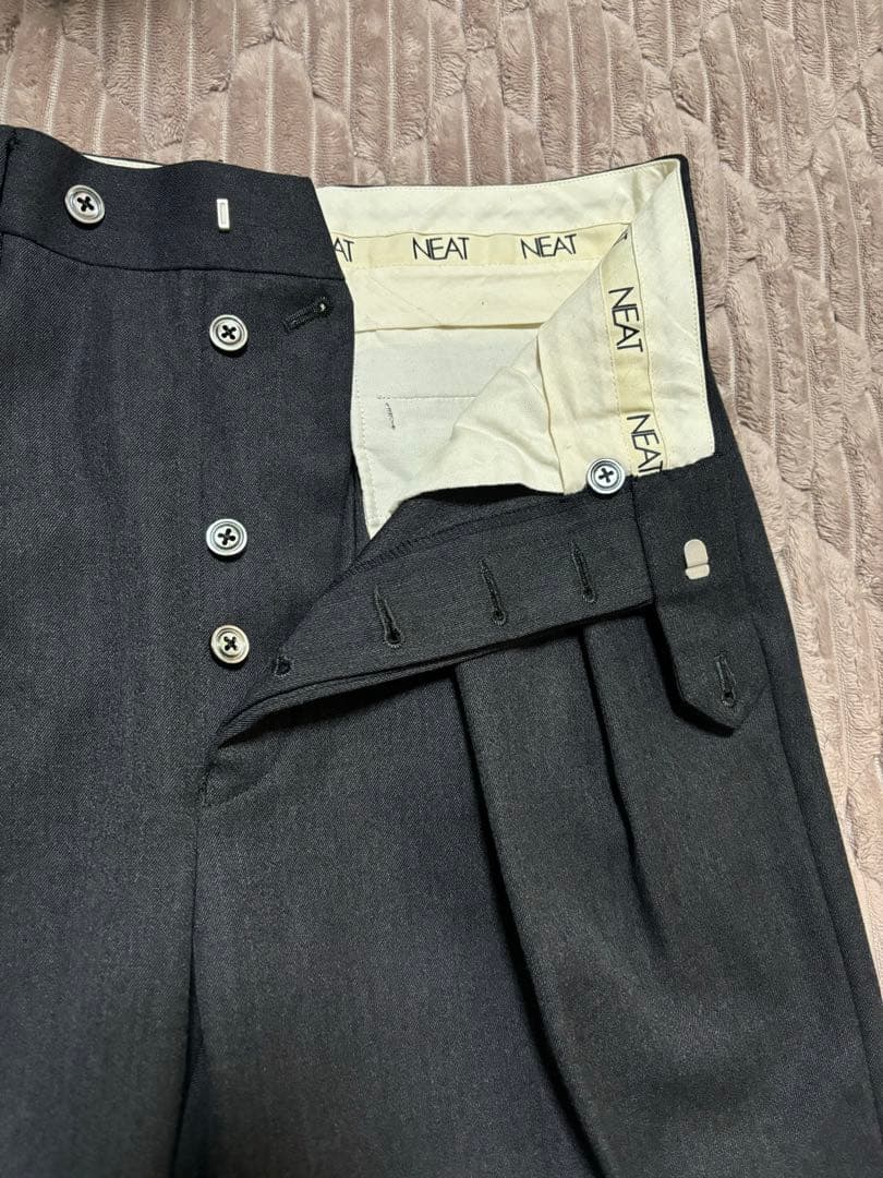 【バーバパパ】44 24aw Wool Gabardine Wide