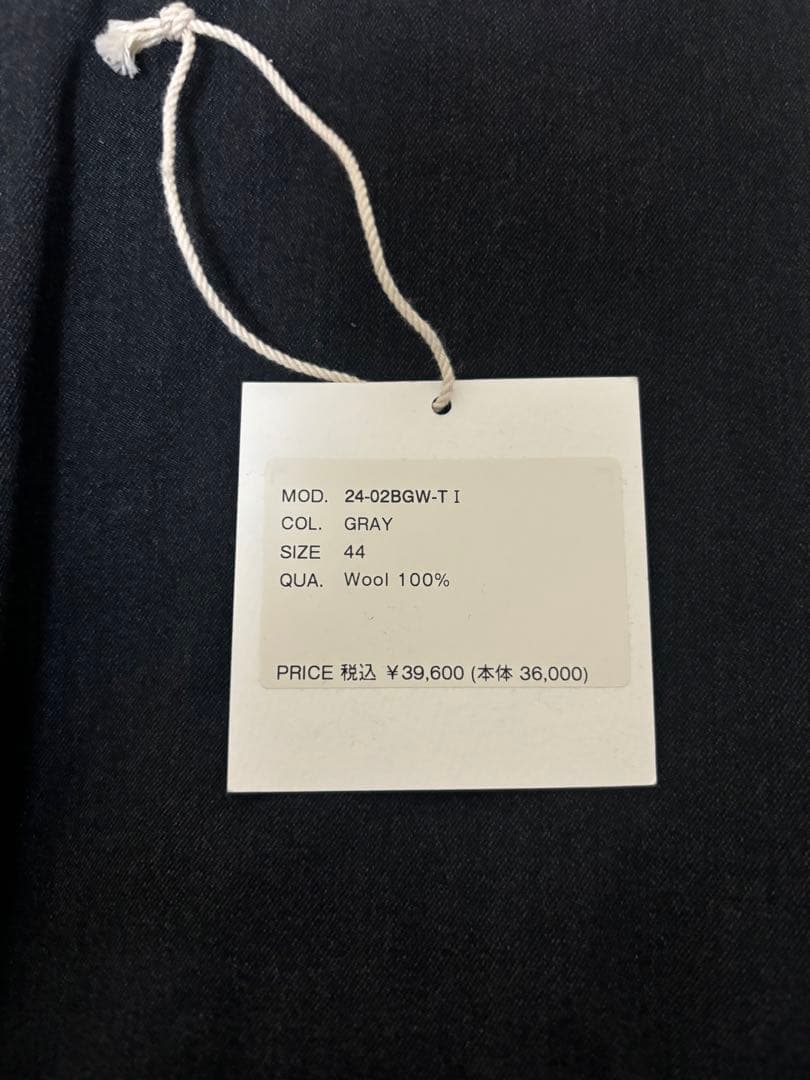 【バーバパパ】44 24aw Wool Gabardine Wide