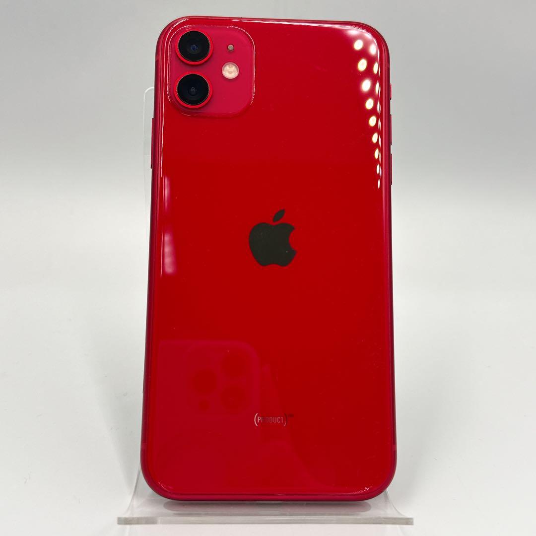 iPhone11 128GB プロダクトレッド バッテリー94% SIMフリー