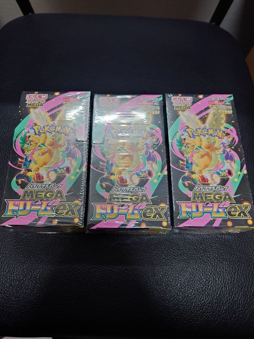 ポケカ MEGA ドリームex 未開封シュリンク付 3BOX
