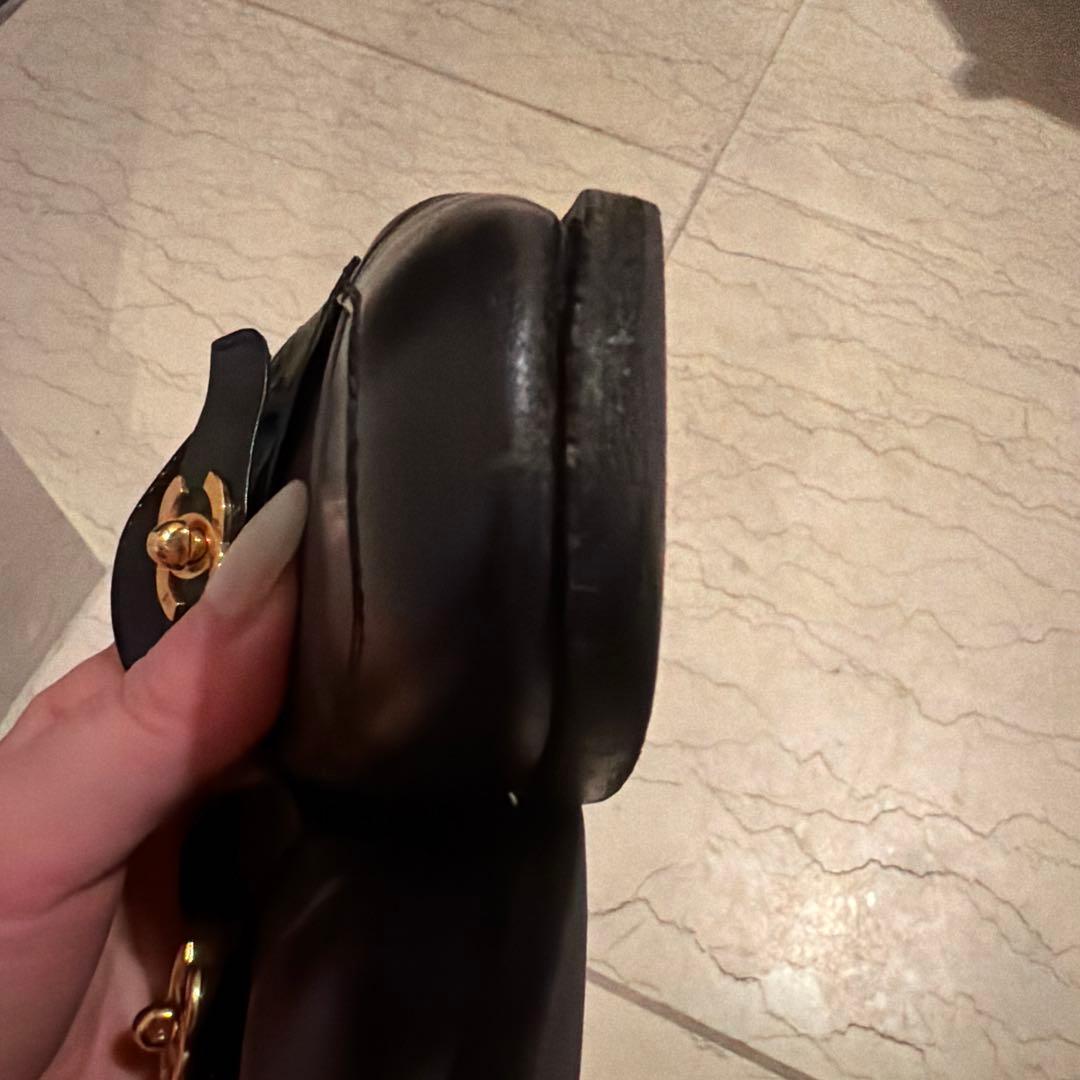 CHANEL ブラック ローファー　37 1/2