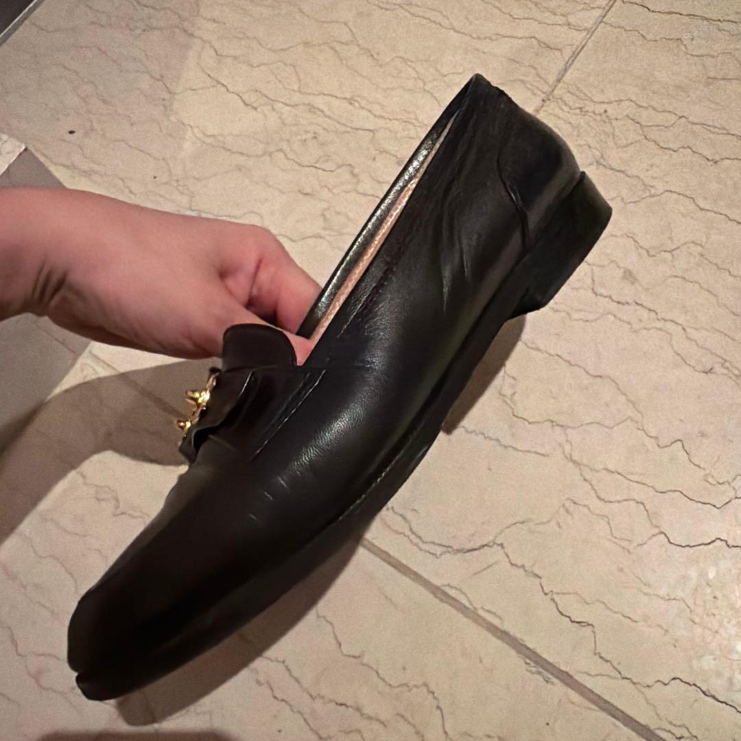 CHANEL ブラック ローファー　37 1/2
