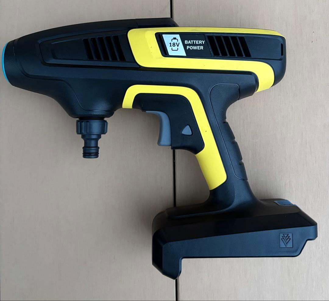 【美品 高容量5.0Ah付】KARCHER KHB6 高圧洗浄機 本体＋人気OP