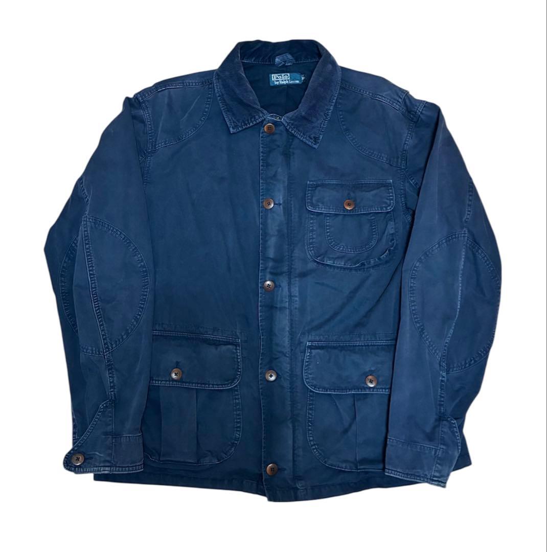 ラルフローレン　ハンティングジャケット　RRL ネイビー