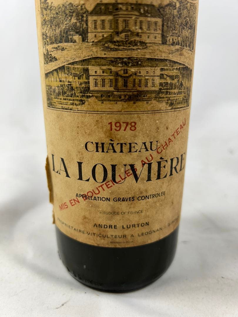 未開栓　ビンテージ　シャトー ラ ルーヴィエール　1978 750ml