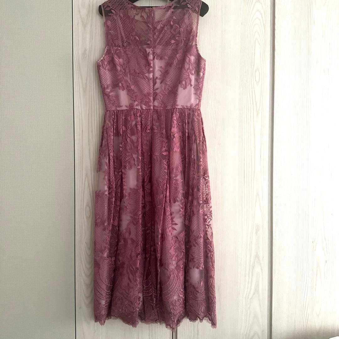 最終お値下げ！グレースコンチネンタル　トリミングレースワンピース