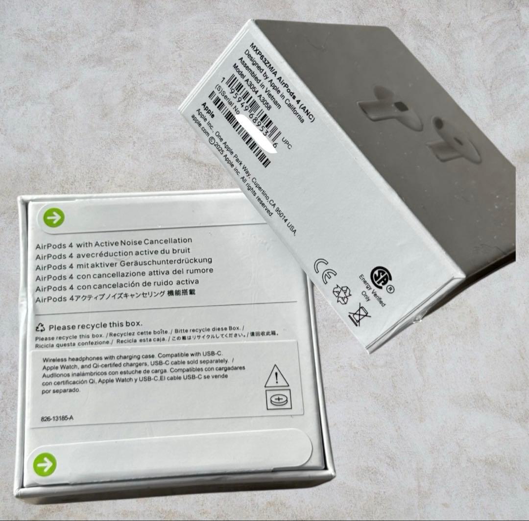 Air Pods 4 第4世代 エアポッズ ワイヤレスイヤホン アップル