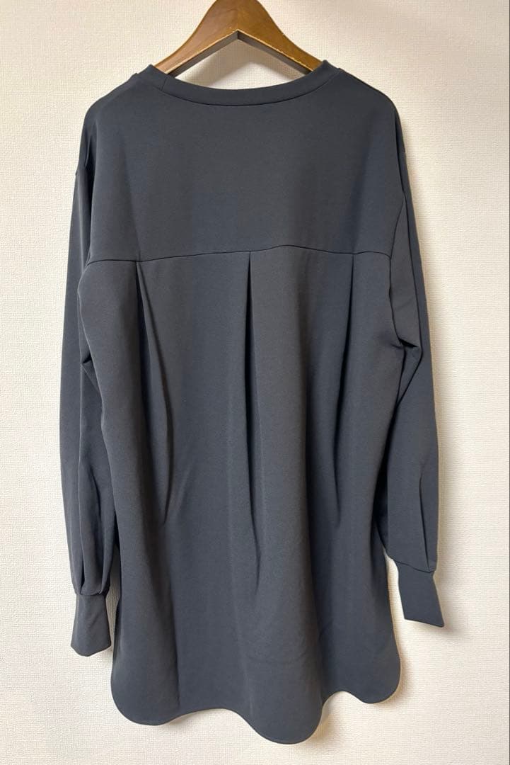 BEARDSLEY ビアズリー　ブラウス　チャコールグレー