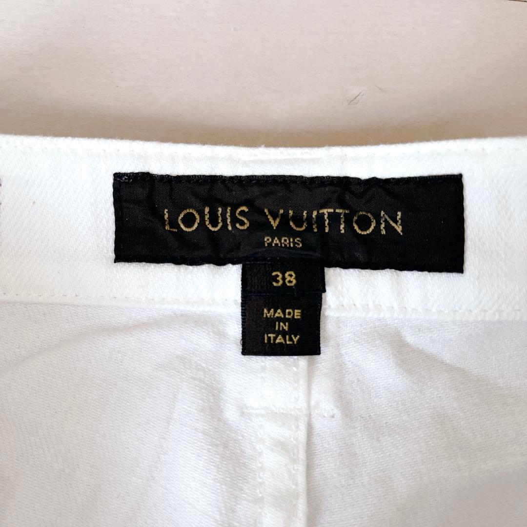 限定価格★ヴィトン LOUIS VUITTON ホワイト 白 ショートパンツ M