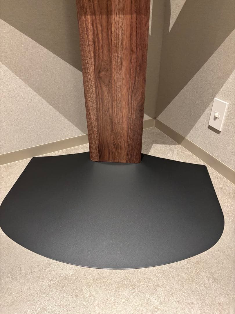 壁寄せテレビスタンド 朝日木材加工 WS-B840-NA-DB 40〜77V対応