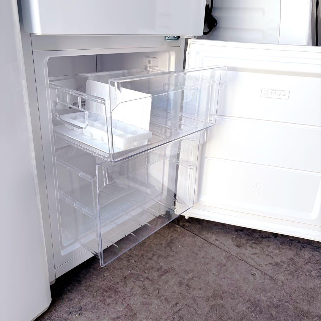 運搬取付無料！ホワイト系純正Haier冷蔵庫洗濯機2点セット！完動超美品・良品！