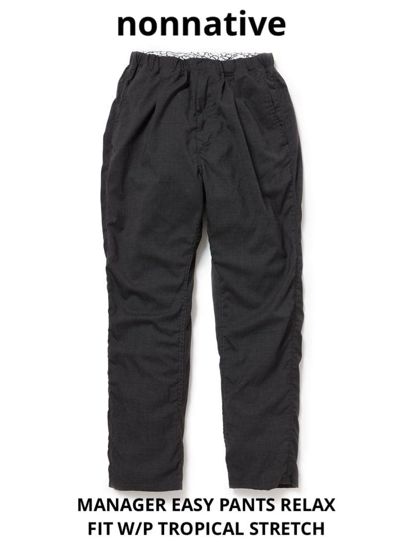 パンツ nonnative MANAGER EASY PANTS RELAX FIT