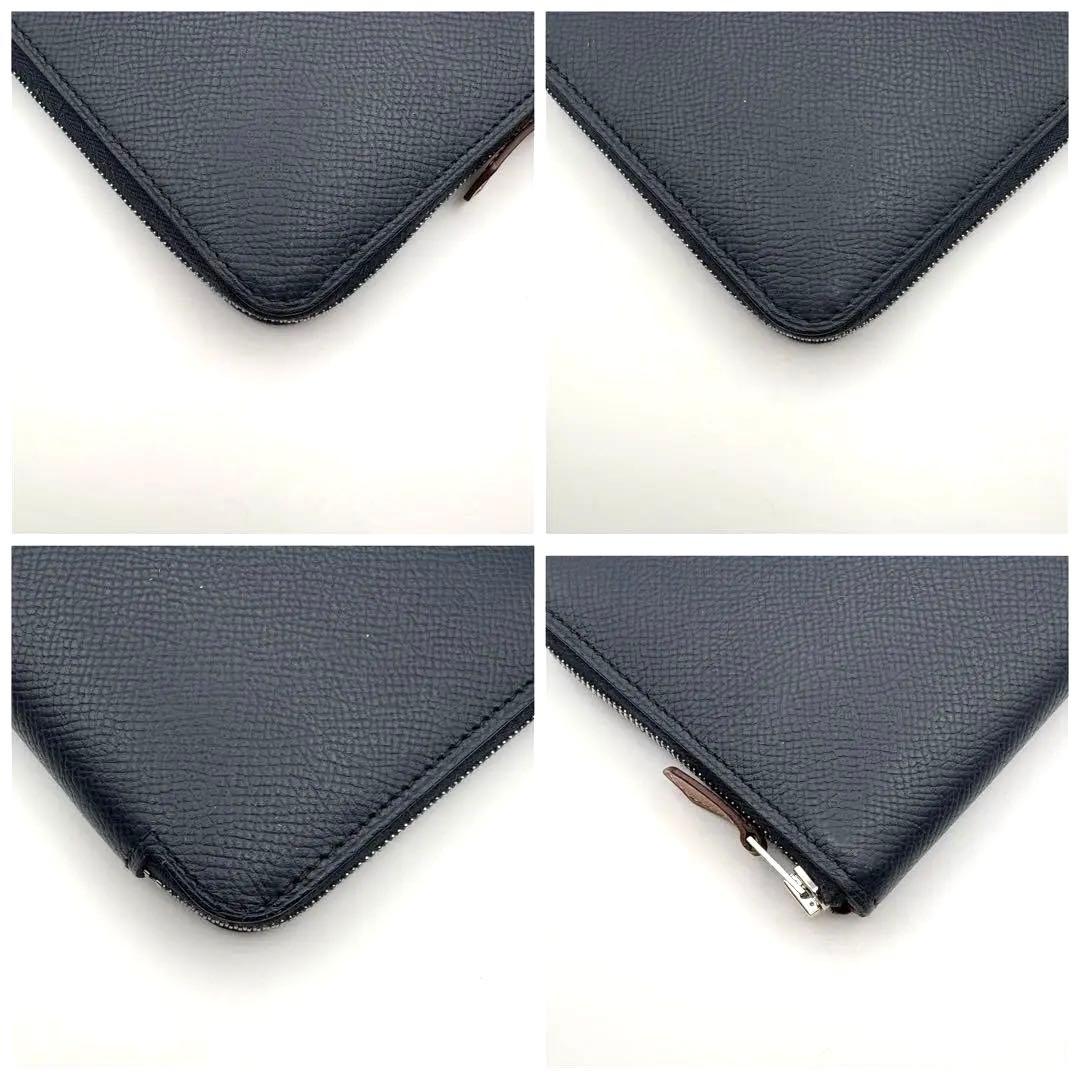 HERMES エルメス アザップロング シルクイン ブルーインディゴ　人気柄