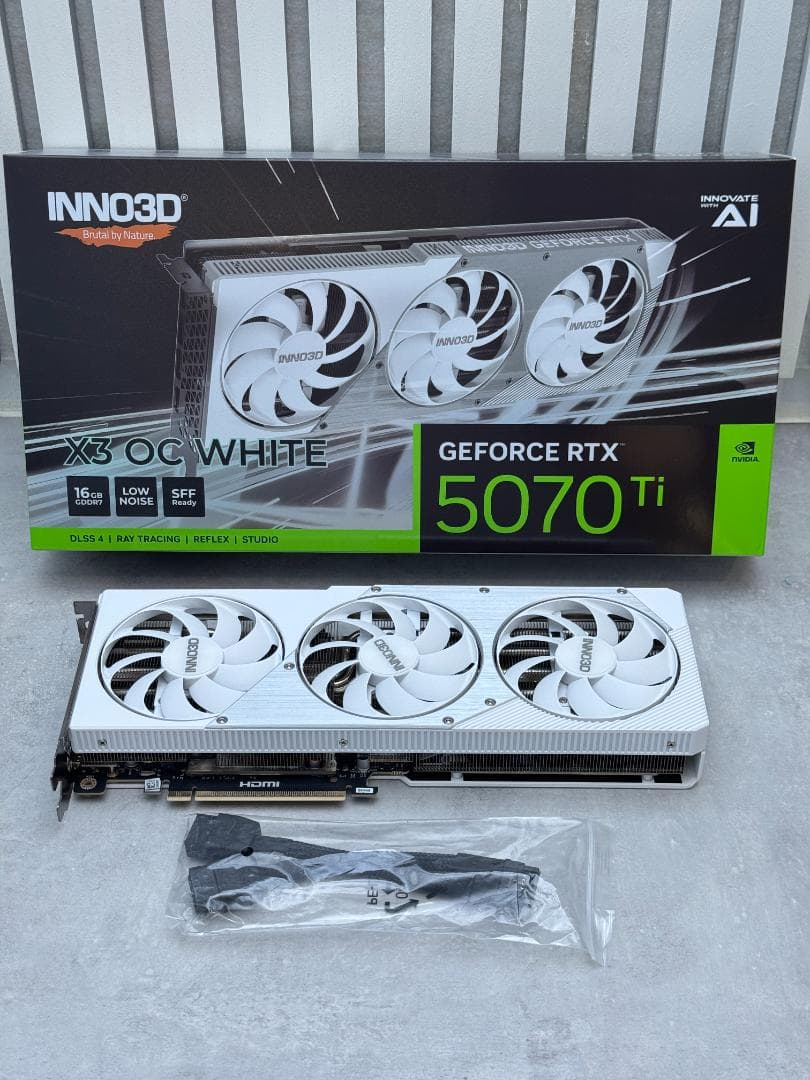 ELSA RTX5070TI X3 OC 16GB INNO3D 保証期間内