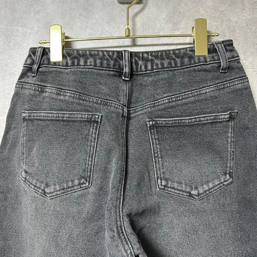 新品 即完売品 Darich リメイクライクワイドデニムパンツ ブラック